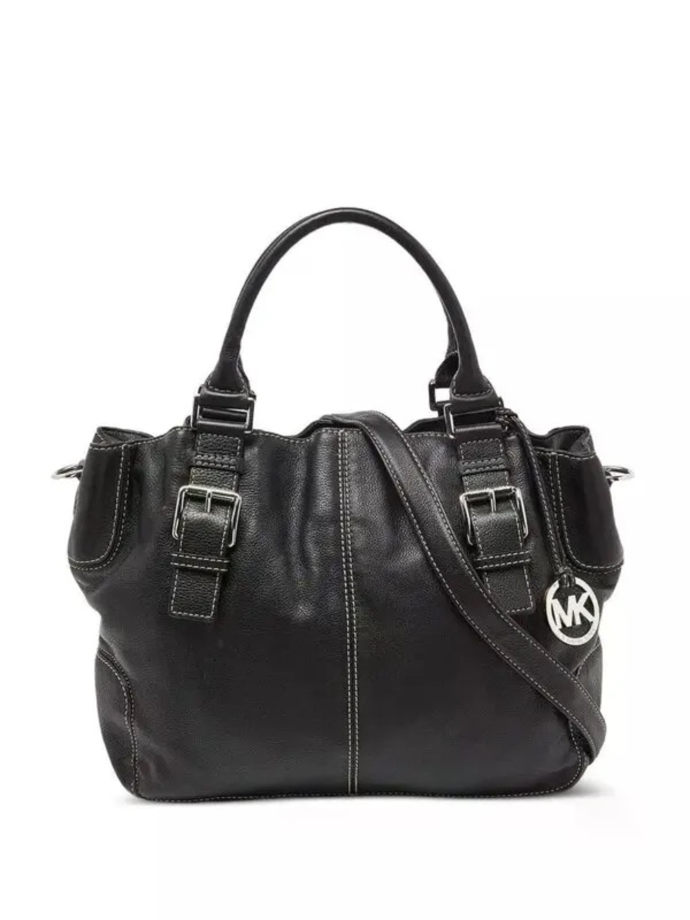 Michael Kors Brookville Logo Charm Tote Bag with Killer crossbody strap (add on)